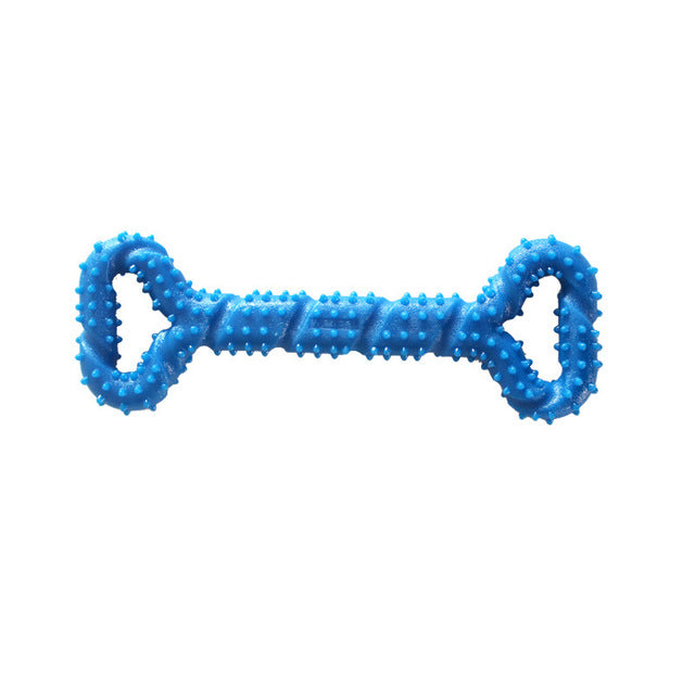 Pet Dog Chew Toys Pull Ring Bone Bite Resistant Molar Toothbrush Small Medium Large Dogs Training Interactive Toys Pet Supplies