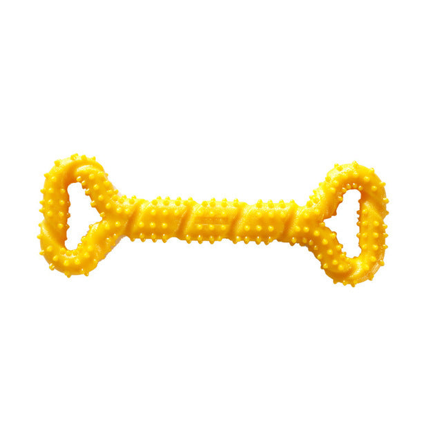 Pet Dog Chew Toys Pull Ring Bone Bite Resistant Molar Toothbrush Small Medium Large Dogs Training Interactive Toys Pet Supplies