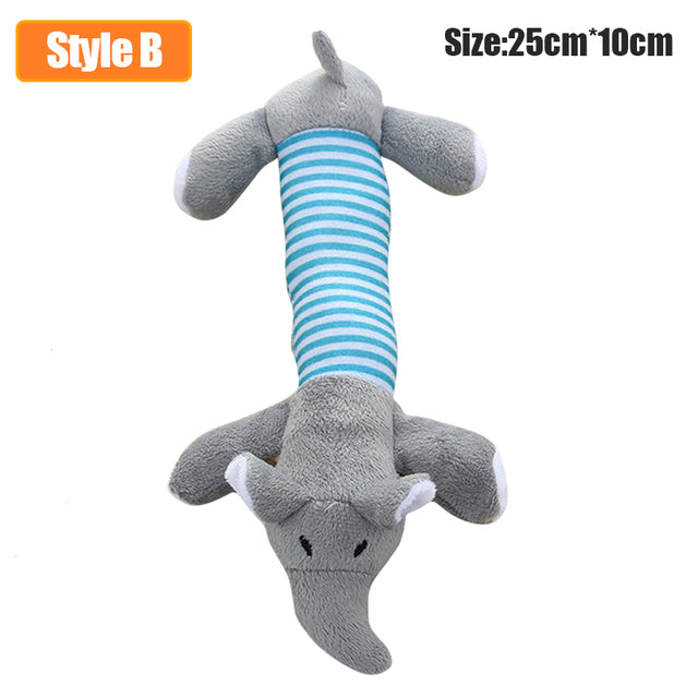 Fun Pet Toy Donkey Shaped Chew Toy Outdoor Interactive Training Dog Supplies Squeaker Squeaky Plush Bone Molar Toy Product