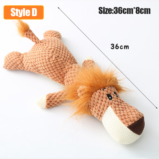 Fun Pet Toy Donkey Shaped Chew Toy Outdoor Interactive Training Dog Supplies Squeaker Squeaky Plush Bone Molar Toy Product
