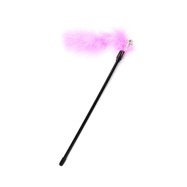 Cartoon Pet Cat Toy Stick Feather Rod Mouse Toy with Mini Bell Cat Catcher Teaser Interactive Cat Toy Kitten игрушки для кошек