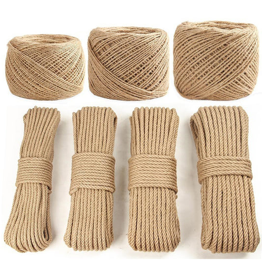 Sisal Rope Cat Tree DIY Scratching Post Toy Cat Climbing Frame Replacement Rope Desk Legs Binding Rope for Cat Sharpen Claw