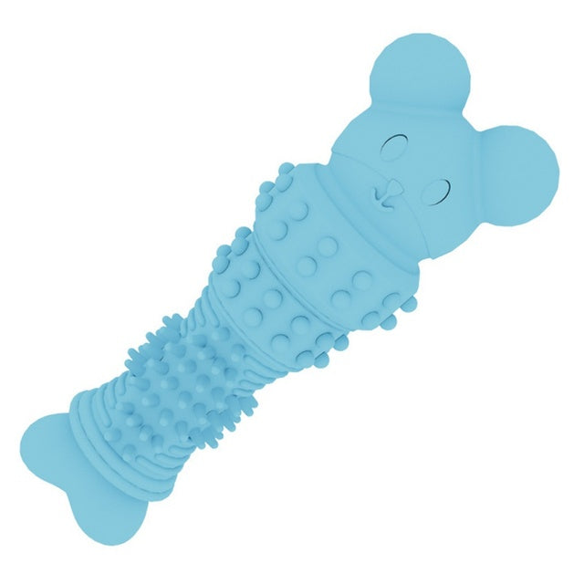 TPR Pet Toys Dogs Rubber Resistance to Bite Strong Bite-resistant Pets Teethbrush Toys Train Teeth Clean Chewing Toys Brand New