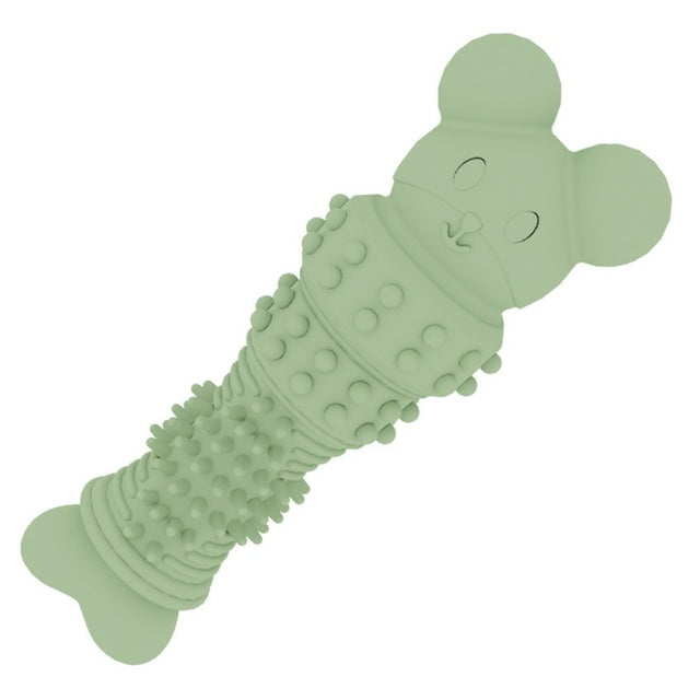 TPR Pet Toys Dogs Rubber Resistance to Bite Strong Bite-resistant Pets Teethbrush Toys Train Teeth Clean Chewing Toys Brand New