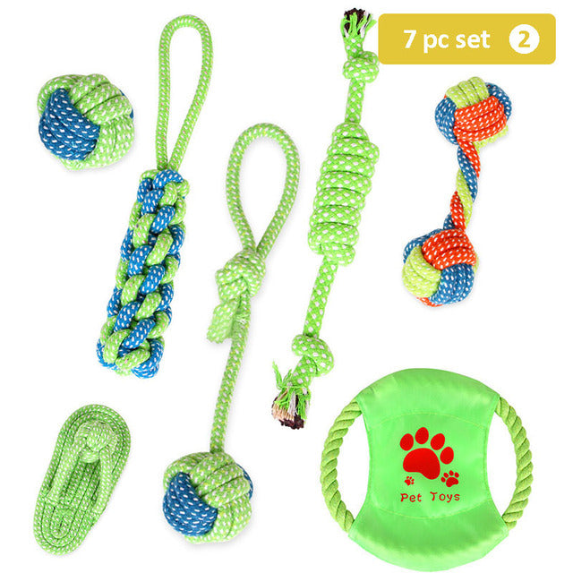 Dog Toys Washable Rope Bite Resistant Pet Dog Chew Toys for Small Dogs Cleaning Teeth Interactive Dogs Toys Pet Accessories