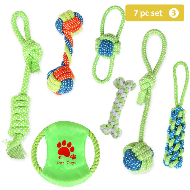 Dog Toys Washable Rope Bite Resistant Pet Dog Chew Toys for Small Dogs Cleaning Teeth Interactive Dogs Toys Pet Accessories