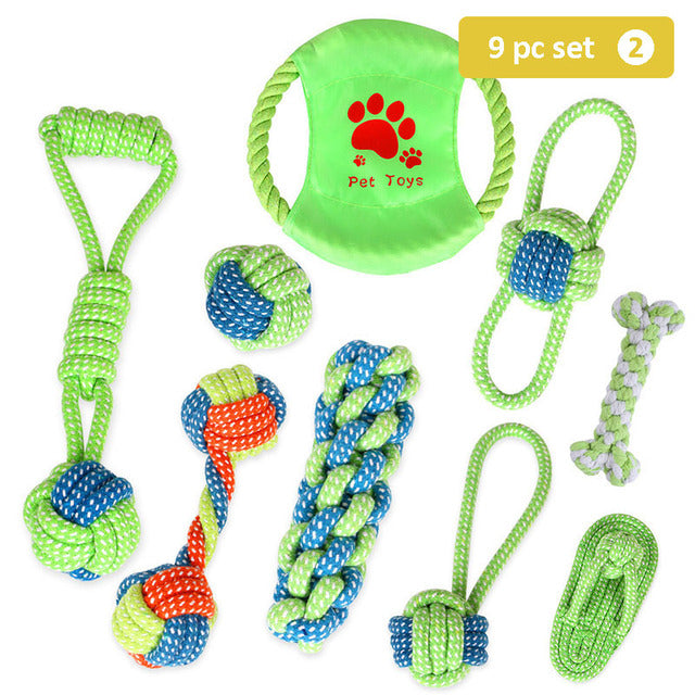 Dog Toys Washable Rope Bite Resistant Pet Dog Chew Toys for Small Dogs Cleaning Teeth Interactive Dogs Toys Pet Accessories