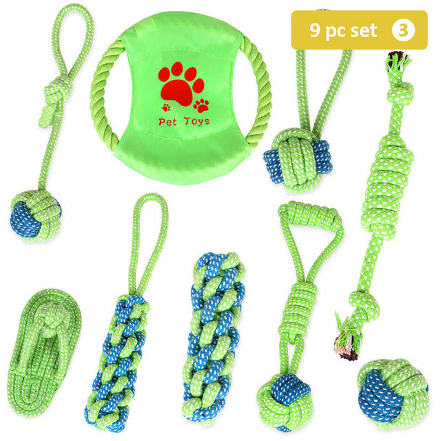 Dog Toys Washable Rope Bite Resistant Pet Dog Chew Toys for Small Dogs Cleaning Teeth Interactive Dogs Toys Pet Accessories