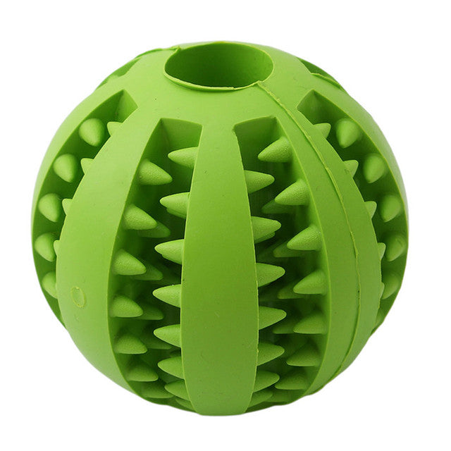 Pet Dog Toy Interactive Rubber Balls Pet Dog Cat Puppy Chew Toys Ball Teeth Chew Toys Tooth Cleaning Balls Food