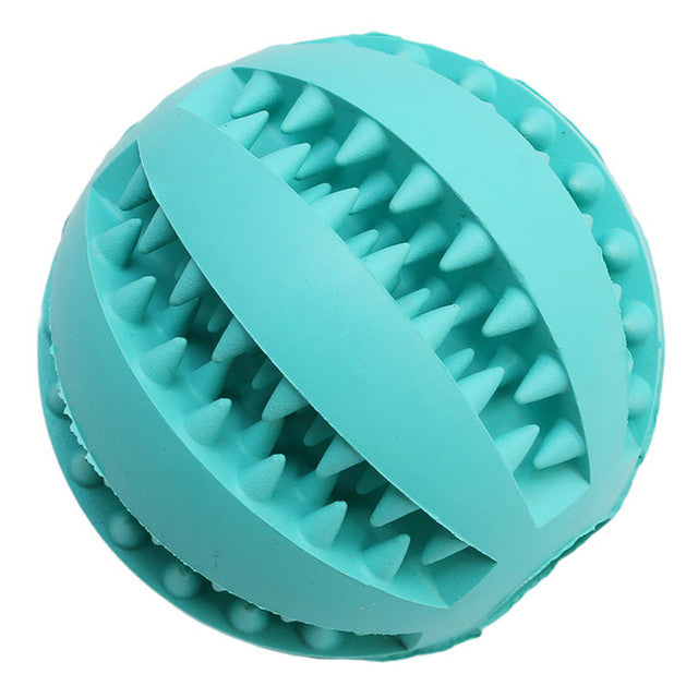 Pet Dog Toy Interactive Rubber Balls Pet Dog Cat Puppy Chew Toys Ball Teeth Chew Toys Tooth Cleaning Balls Food