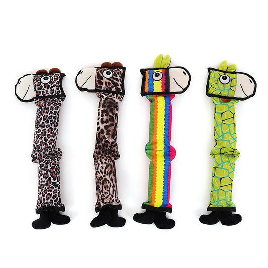 New Giraffe Bite Resistant Pet Toy Vocal Cartoon Dog Toy Pet Supplies Dog Molar Teeth  Dog Toothbrush  Dog Treats