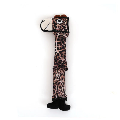 New Giraffe Bite Resistant Pet Toy Vocal Cartoon Dog Toy Pet Supplies Dog Molar Teeth  Dog Toothbrush  Dog Treats