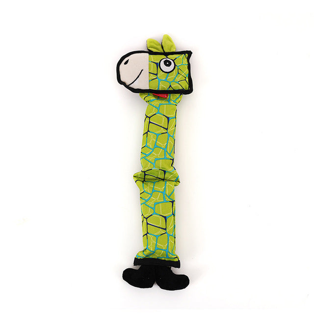 New Giraffe Bite Resistant Pet Toy Vocal Cartoon Dog Toy Pet Supplies Dog Molar Teeth  Dog Toothbrush  Dog Treats