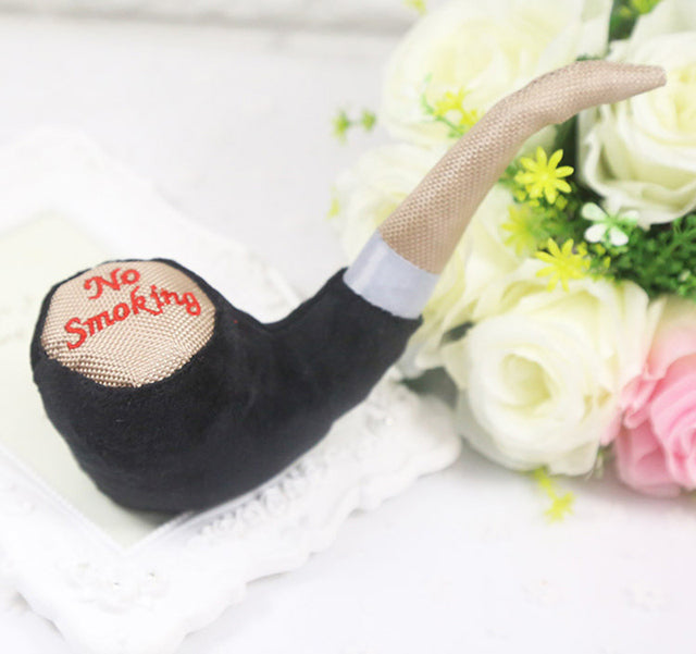 1Pc Funny Cute Dog Toys Pet Puppy Chew Squeaker Squeaky Plush Sound Novelty Pipe Design Squeak Toys Dog Toys For Small Dogs Cats